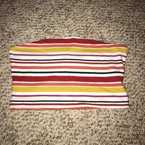 Forever 21 colorful tube top